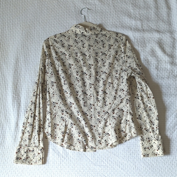 Mexx Button Up French Cuff Patterned Shirt - Picture 2 of 7